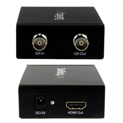 商品画像:SDI - HDMIコンバーター 3G SDI - HDMIアダプタ SDIデイジーチェーンポート搭載 SDIソースを230m延長 SDI2HD