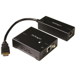 商品画像:HDMIエクステンダー延長器 コンパクト送信機 HDBaseT規格対応 4K UHD対応 最大70m延長 Cat5eケーブル使用 ST121HDBTDK