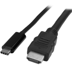 商品画像:USB-C - HDMI変換アダプタケーブル 2m 4K/30Hz 入力:USB Type-C(オス) - 出力:HDMI(オス) CDP2HDMM2MB