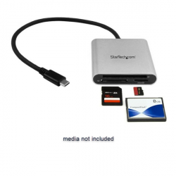 商品画像:USB Type-Cコネクタ搭載マルチメモリーカードリーダー/ライター USB3.0(USB3.1 Gen1)対応 SD/ microSD/ CompactFlash FCREADU3C