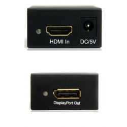 商品画像:HDMI/DVI - DisplayPortアクティブコンバーター HDMI入力 - DP/ディスプレイポート出力変換アダプタ HDMI2DP