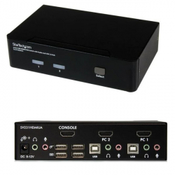 StarTech.com> 2ポート デュアルディスプレイ(DVI & VGA)対応USB接続