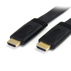 商品画像:イーサネット対応ハイスピードHDMIケーブル 1.8m/4K30Hz対応/HDMI[オス]-HDMI[オス]/フラットケーブル HDMIMM6FL