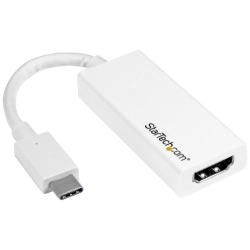 商品画像:USB-C - HDMI変換アダプタ ホワイト 4K/60Hz対応 USB Type-C(オス)-HDMI(メス) CDP2HD4K60W
