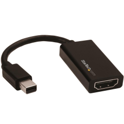 商品画像:Mini DisplayPort-HDMI 変換アダプタ/mDP 1.4-HDMI 2.0 ビデオ変換/4K60Hz/ミニディスプレイポート-HDMI 映像コンバータ/ミニDP-HDMI アクティブアダプタ MDP2HD4K60S