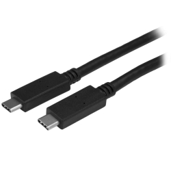 商品画像:USB 3.1 Type-Cケーブル 1m USB PD(Power Delivery)対応/5A USB 3.1 Gen 2(10Gbps) USB-IF認証取得 USB-C オス - USB-C オス USB31C5C1M