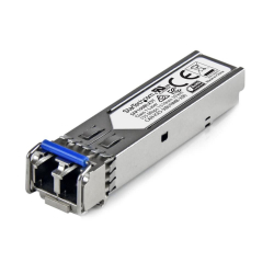 商品画像:SFPモジュール/MSA互換/100BASE-LX 光トランシーバー/シングルモード/1310nm/最大10km/LC/DDM対応 SFP100BLXST