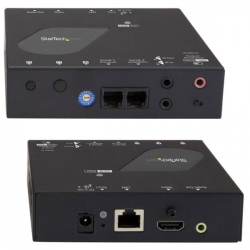 商品画像:IP対応HDMIエクステンダー用受信機 延長器キット(ST12MHDLAN4K)と使用 4K/30Hz対応 LAN回線経由型HDMI信号受信機 ST12MHDLAN4R