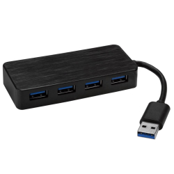 商品画像:4ポートUSB 3.0ハブ/急速充電/USB-A x4/SuperSpeed 5Gbps/USBバスパワー & セルフパワー(ACアダプタ付属)/USB 3.1 Gen 1/小型USBハブ ST4300MINI