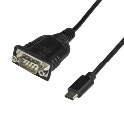 商品画像:USB-C - シリアル(RS232C)変換アダプタケーブル COMポート番号保持機能 USB 2.0/1.1準拠 USB Type-C(オス) - D-Sub9ピン(オス) ICUSB232PROC