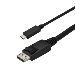 商品画像:USB-C - DisplayPortディスプレイ変換ケーブル USB Type-C - ディスプレイポート変換アダプタ 3m 4K/60Hz ブラック CDP2DPMM3MB