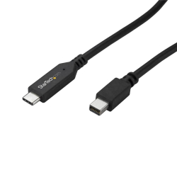 商品画像:1.8m USB-C - Mini DisplayPortケーブル 4K/60Hz ブラック USB Type-C - mDPケーブル CDP2MDPMM6B