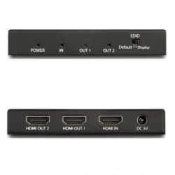 商品画像:HDMI分配器 1入力2出力 4K/60Hz HDMI 2.0 スプリッター HDR ST122HD202
