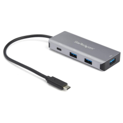 商品画像:4ポートUSB Type-Cハブ 10Gbps 3x USB-A/1x USB-C 25cmホストケーブル HB31C3A1CB