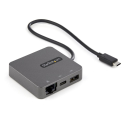 商品画像:USB Type-Cマルチ変換アダプター/USB-Cマルチハブ/4K HDMI または1080p VGA/USB-A&USB-Cポート(10Gbps)/ギガビット有線LAN/Thunderbolt 3対応 DKT31CHVL