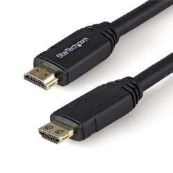 商品画像:HDMI 2.0ケーブル/3m/4K60Hz/抜け防止コネクター/HDR10/イーサネット対応/オス・オス/ブラック/ハイスピード/UHD モニター ディスプレイ コード HDMM3MLP
