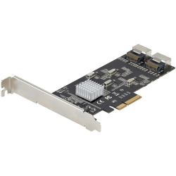 商品画像:SATA 8ポート増設 PCI Expressインターフェースカード/PCI-SATA変換/4x ホストコントローラ/SATA PCIe 拡張カード/PCI-e x4 Gen 2-SATA 3.0/SATA HDD & SDD 8P6G-PCIE-SATA-CARD