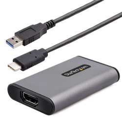 商品画像:ビデオキャプチャーユニット/USB-C & USB-A接続/4K30Hz HDMI/USB Video Class/Thunderbolt 3/Windows/Mac/Ubuntu/外付USB HDMIキャプチャーボード/ビデオキャプチャーユニット/USB HDMI レコーダー 4K30-HDMI-CAPTURE