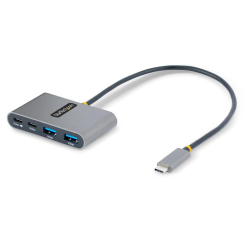 商品画像:USBハブ/Type-C接続/100W USB PDパススルー/USB 3.2 Gen 1/5Gbps/2x USB-A + 2x USB-C/30cmホストケーブル/USB-Cスプリッター/4ポートUSB拡張ハブ 5G2A2CPDB-USB-C-HUB