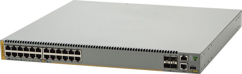 アライドテレシス> AT-x930-28GTX-Z7  [10/100/1000BASE-Tx24、SFP+スロットx4(デリバリースタンダード保守7年付)] | 123market