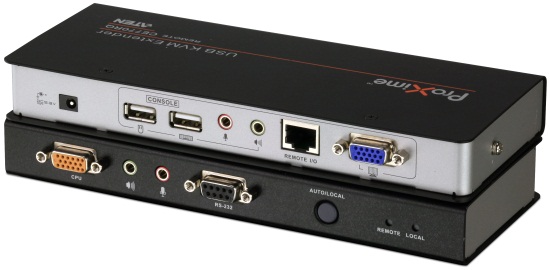 オーディオ/RS-232対応USB KVMエクステンダー | 123market