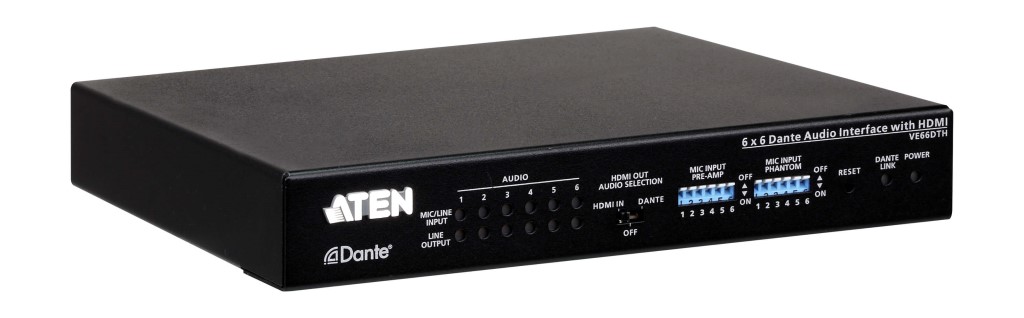 ATEN> 6入力6出力Danteオーディオインターフェース(HDMI対応) 123market