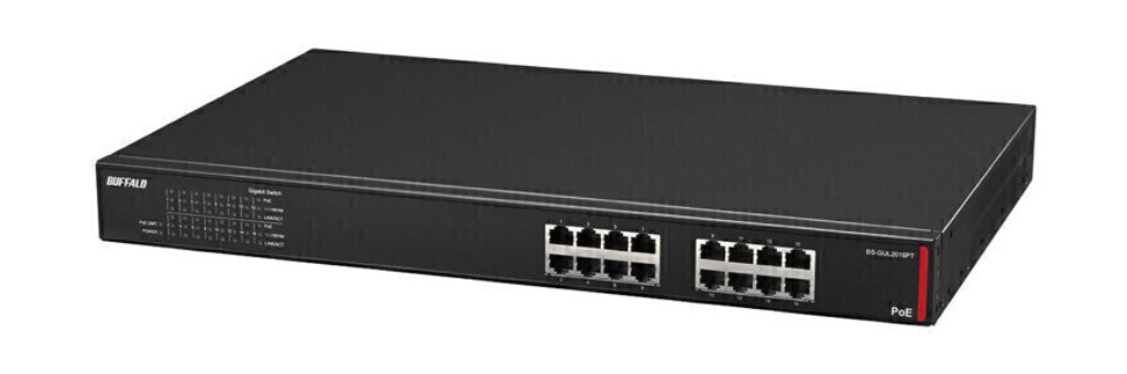 バッファロー BS-GSL2005P 法人向け Giga対応 PoE Layer2 スマートLiteスイッチ 5ポート □BUFFALO 法人向け Giga対応 Layer2 スマートLiteスイッチ 5ポート