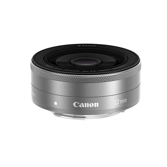キヤノン Canon EF-M22mm F2 STM シルバー　単焦点レンズ