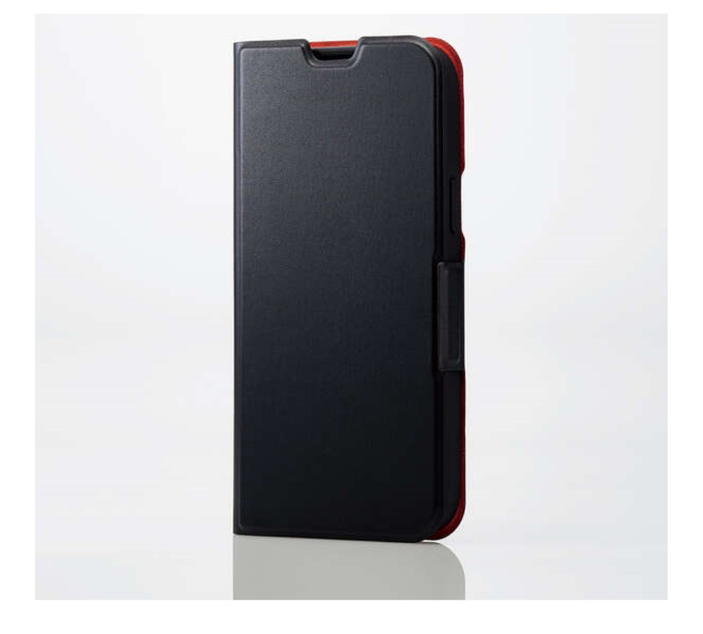 エレコム> iPhone 14 Plus/レザーケース/手帳型/UltraSlim/薄型/磁石付き/ブラック 123market