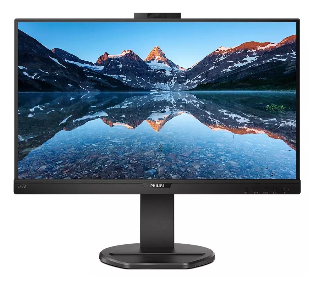 PHILIPS> 23.8型ワイド液晶ディスプレイ Webカメラ・スピーカー