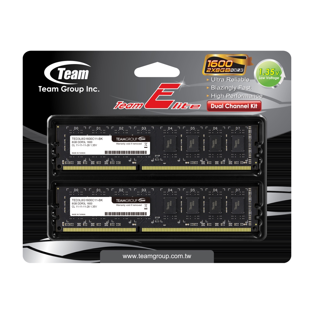 Team Group DDR3 16GB（8GB×2）メモリ