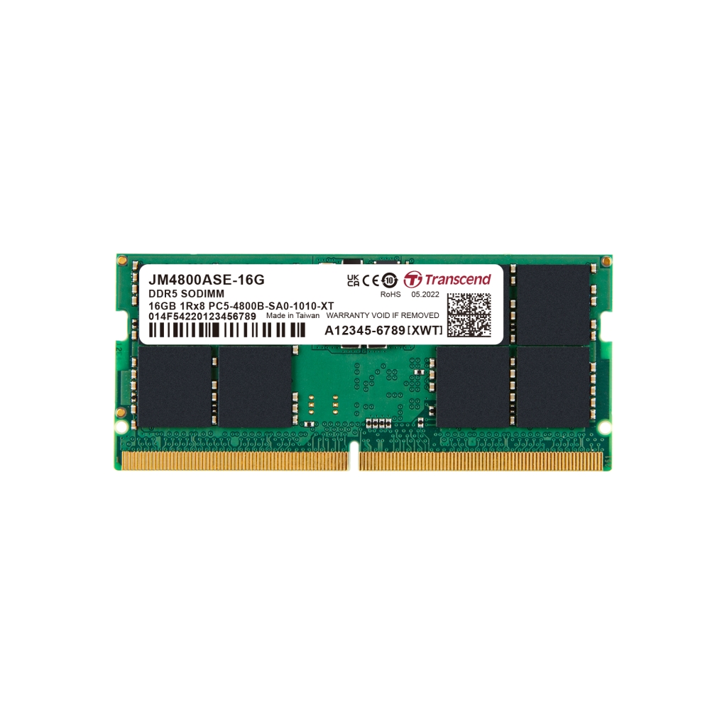 ノートPC向け DDR5 メモリ 16GB 4800 SO-DIMM 1Rx8 2Gx8 CL40 1.1V | 123market