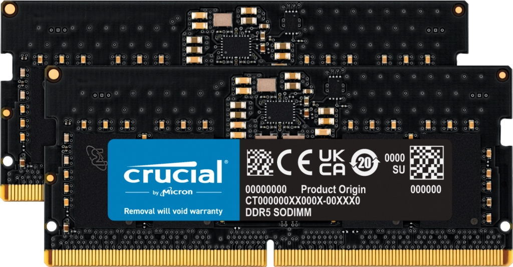 新品 マイクロン PC5–4800 SODIMM 8GBx2枚セット(16GB)