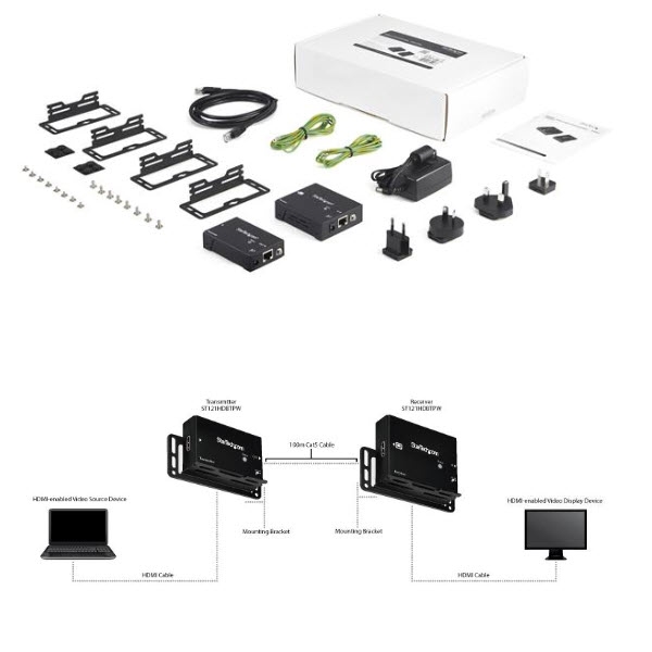 StarTech.com> Cat5e/Cat6 HDMIエクステンダー(延長器) HDBaseT規格