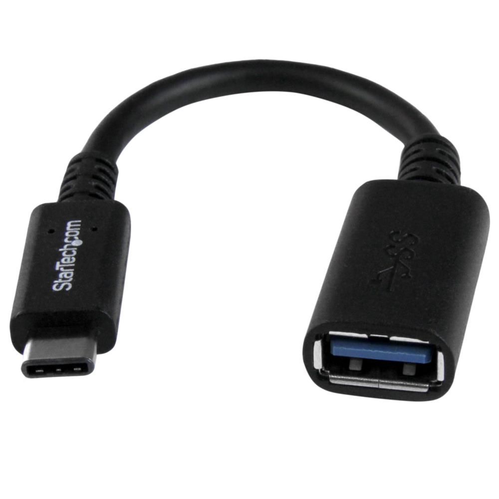 15cm ブラック USB 3.1 Type-C USB 3.0 タイプA 変換アダプタ Type-C/ USB-C  (24ピン) オス タイプA (9ピン) メス リバーシブルデザイン USB 3.1 Gen (5 Gbps) 規格対応 123market