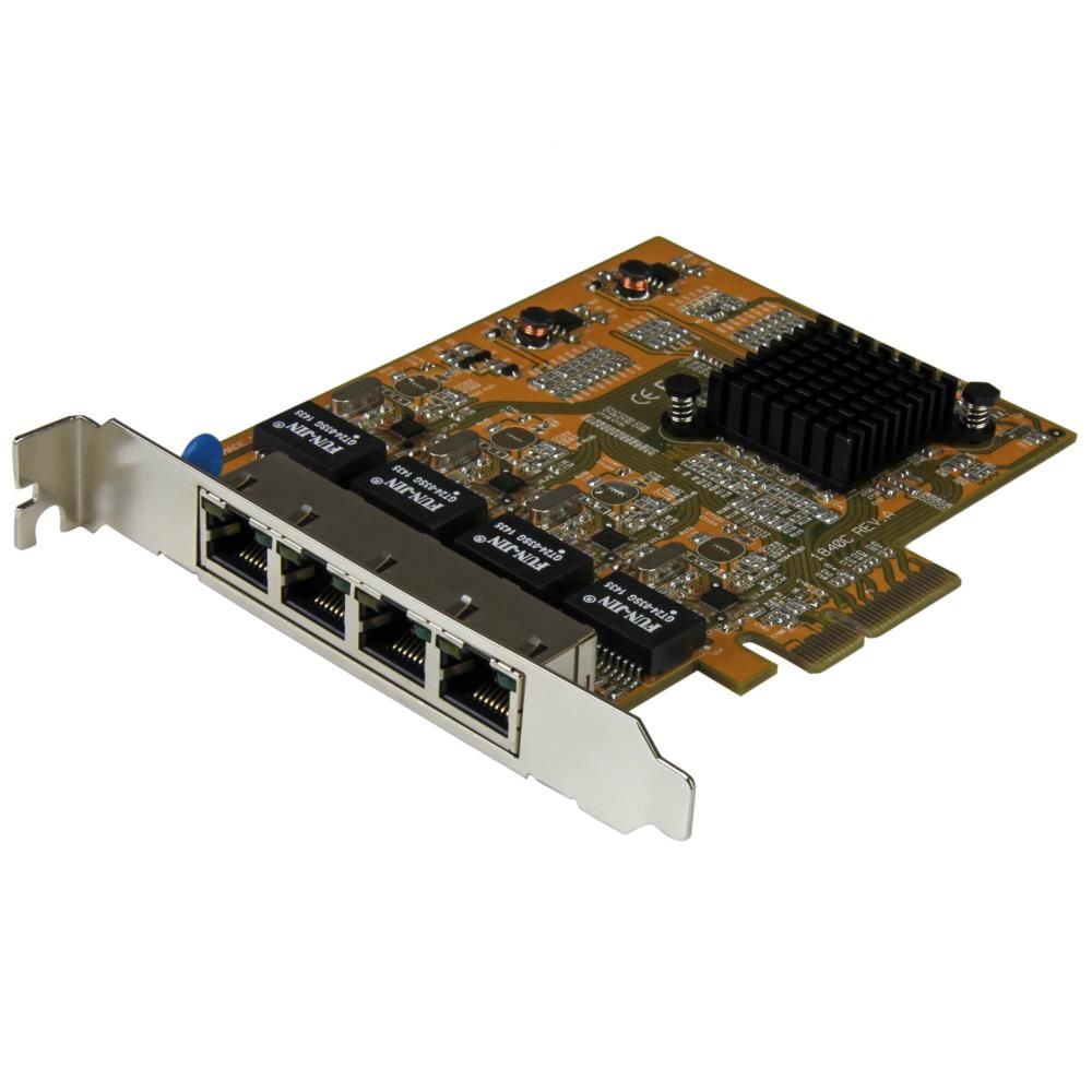 ギガビットイーサネット4ポート増設PCI Express対応ネットワークLANアダプタカード 4x Gigabit Ethernet拡張用PCIe  NIC/LANボード | 123market