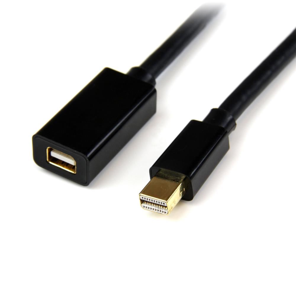 Mini DisplayPort 1.2 延長ケーブル/91cm/4K60Hz/Thunderbolt 2ポート互換/21.6Gbps