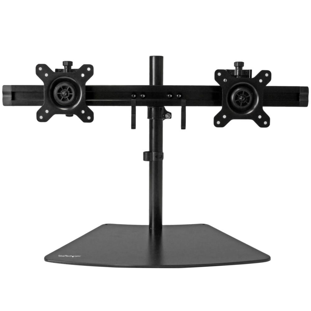 ２４インチ　2台 StarTech.com> デュアルモニタースタンド 2面対応液晶