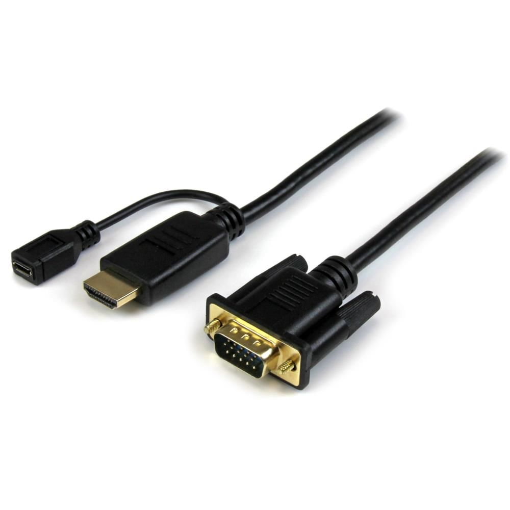 StarTech.com> HDMI - VGAアクティブ変換ケーブルアダプタ 1.8m