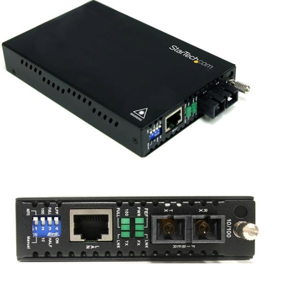 イーサネット光メディアコンバータ Ethernet(10Base-T/100Base-TX) 光ファイバ(100BASEーFX)  マルチモード 最大2km延長 RJ-45(メス) 光ファイバ SCデュプレックス(メス) 123market