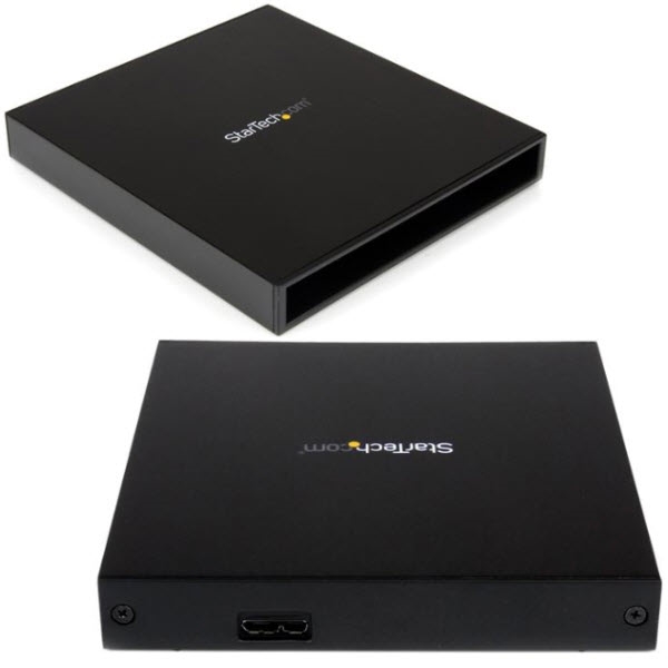 Startech Com スリムラインsata光学ドライブケース Usb 3 0接続 Slimline Sata Usb 3 0変換薄型 光学ドライブ用ケース 123market