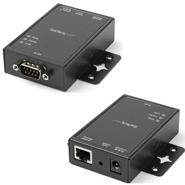 1ポートRS232C - TCP/IP変換デバイスサーバー シリアル - LANイーサネット変換アダプタ DINレール付属 アルミ製 |  123market