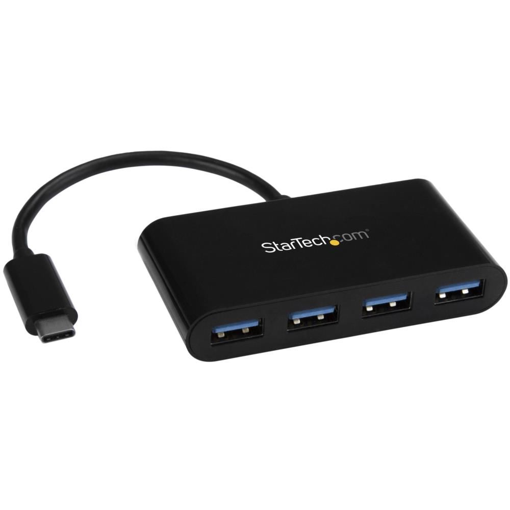 StarTech.com> 4ポート増設USB 3.0ハブ USB Type-C接続 USB-C - 4x USB-A USBバスパワー対応 USB  3.1 Gen 1(5Gbps)対応 | 123market