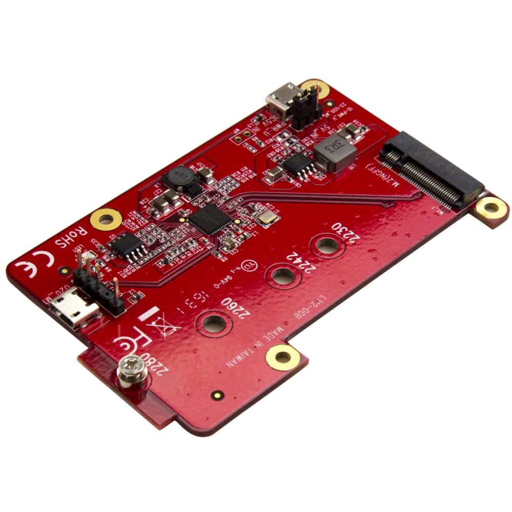StarTech.com> ラズベリーパイ/Raspberry Pi用USB - M.2 SATA変換基板 ラズパイ電子工作/開発ボード |  123market