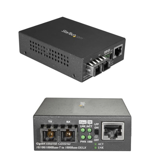 Gigabit対応光メディアコンバータ 1000Base-LX 2芯SC端子 シングルモード(2芯) 最大10km ギガビット対応光メディアコンバータ  光 - LAN変換器 | 123market