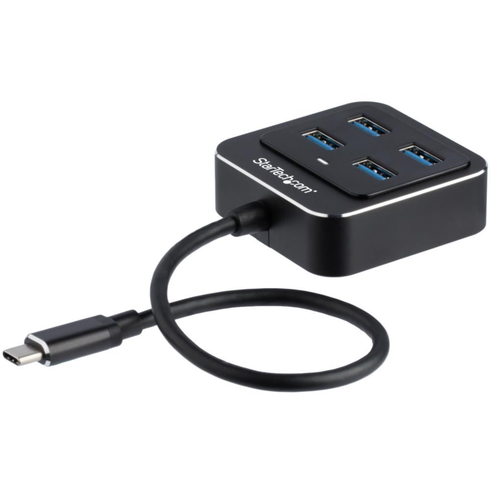 StarTech.com> 4ポートUSB Type-Cハブ USB-C - USB Gen 2 ハブ(10Gbps) バスパワー対応 4x USB-Aポート搭載USB-C HUB | 123market