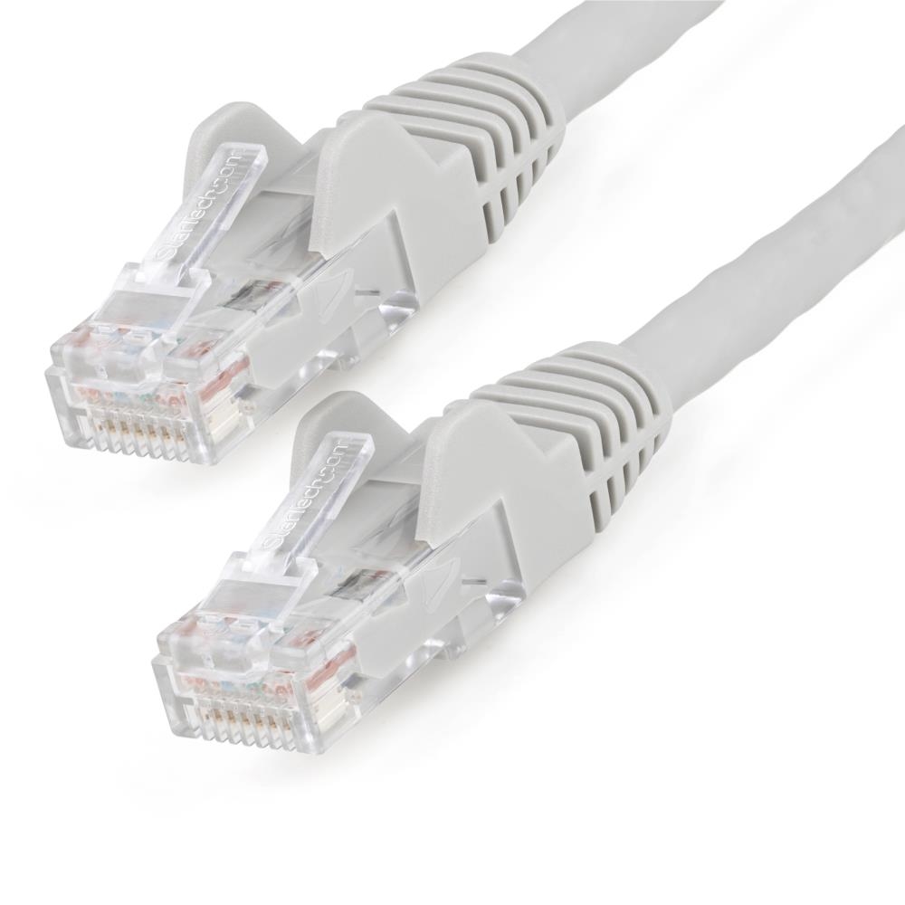 StarTech.com> カテゴリー6 LANケーブル-2m/グレー/LSZH(低煙ゼロハロゲン)対応/650MHz 10GbE/100W PoE /UTP/ツメ折れ防止RJ45コネクタ/ETL規格認定品/24AWG | 123market