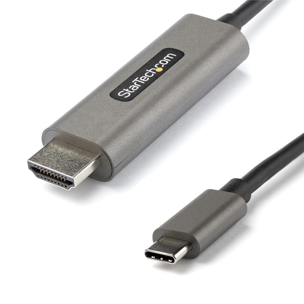 StarTech.com> USB-C-HDMI 変換ケーブル/5m/4K 60Hz/HDR10/UHD対応 USB Type-C to HDMI  2.0b 変換アダプター/Typec-HDMI 交換ケーブル/DP 1.4オルタネートモード/HBR3 | 123market