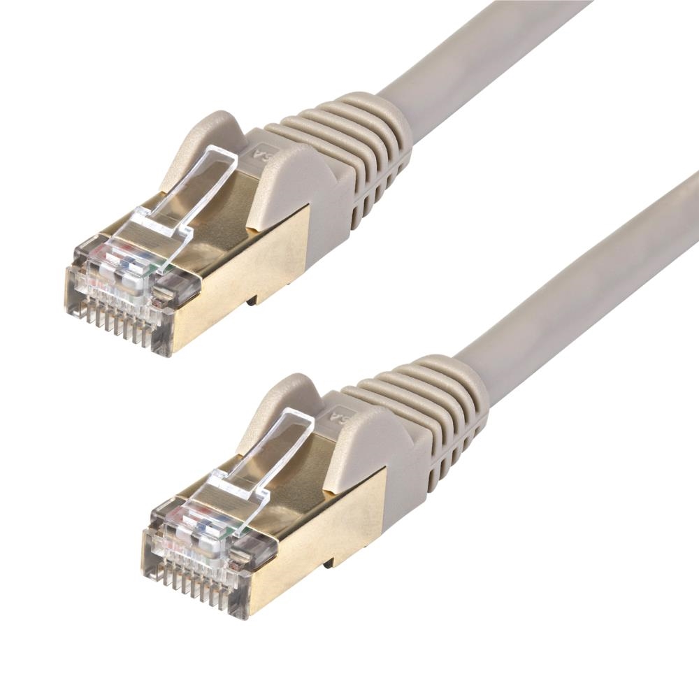 StarTech.com> カテゴリー6A LANケーブル/50cm/グレー/Cat6a STPケーブル/ツメ折れ防止RJ45コネクタ | 123market