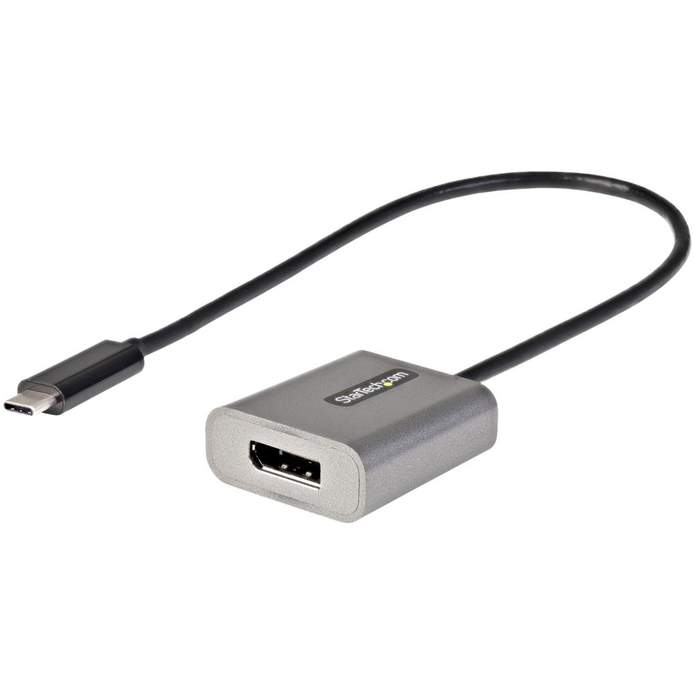 USB-C-DisplayPort ディスプレイ変換アダプタ/USB Type-C-ディスプレイポート1.4  ビデオコンバータ/8K  4K60Hz/30cm一体型ケーブル/Thunderbolt 3互換 123market